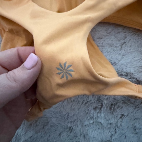 Athleta Orange Tank Top with Built in Bra - Picture 4 of 5